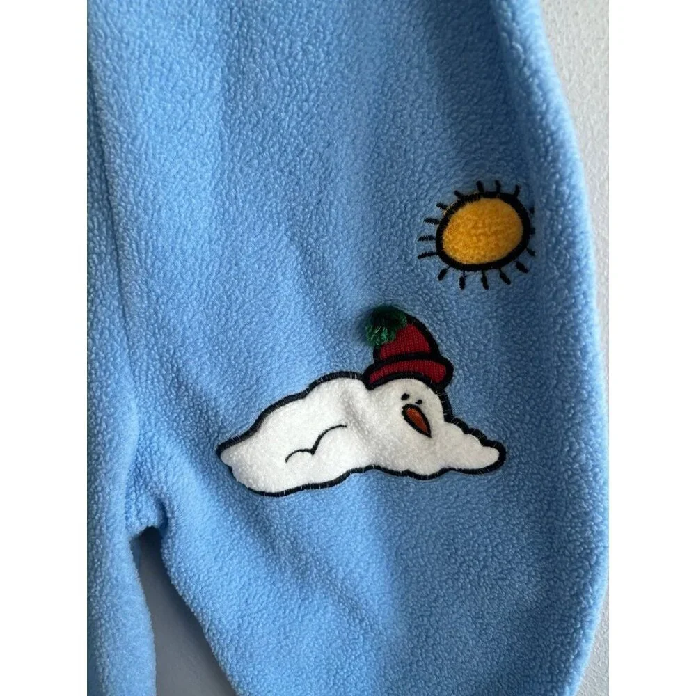 Bright future fleece snowman jumper